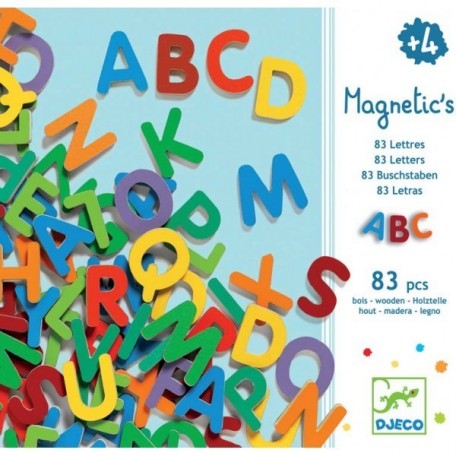 83 Petites Lettres Magnétiques - Djeco Djeco