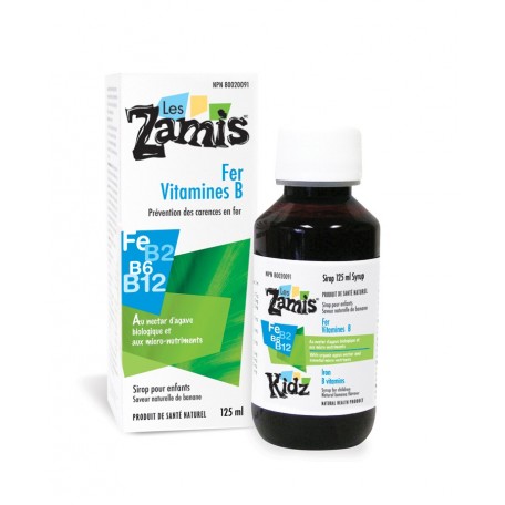 Sirop Fer Vitamines B - Les Zamis Les Zamis