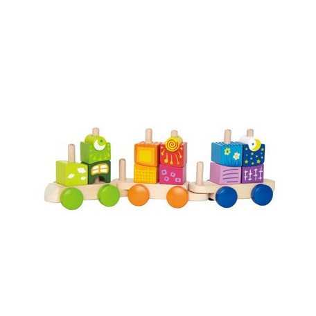 Train avec Blocs de Fantaisie, Hape Hape