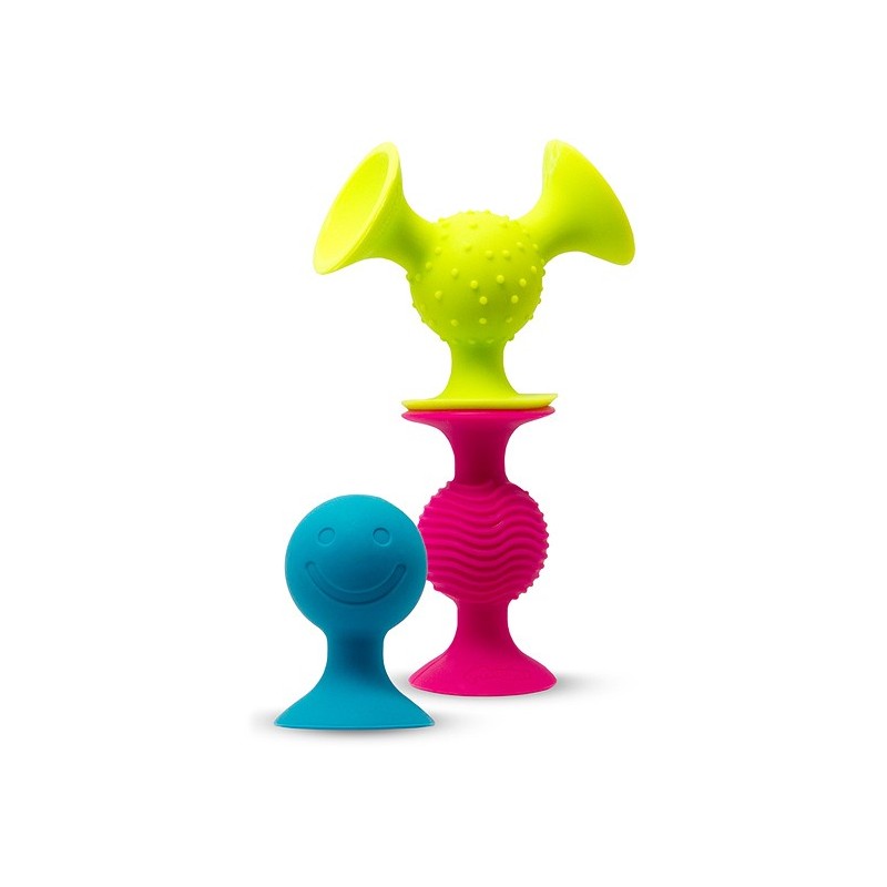 Gobelets ventouse Suction Kupz - Fat Brain Toys - jeu d'éveil