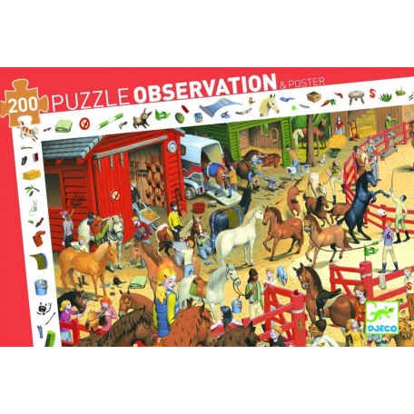 Observation Puzzle 200 pieces - Djeco 