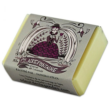 Savon Demoiselle Claire Fontaine, Lavande - Savonnerie des Diligences Savonnerie des Diligences