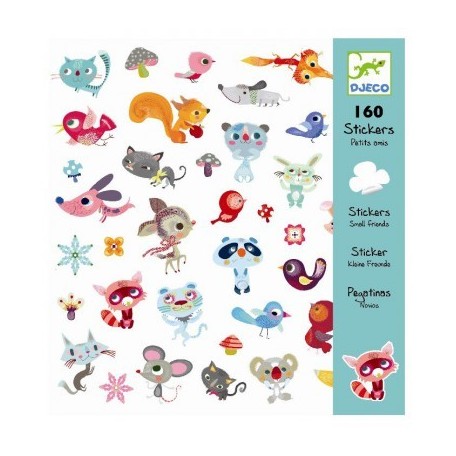160 stickers animals friends, Djeco