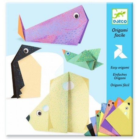 Origami Facile Animaux Polaires, Djeco Djeco