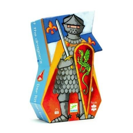 The knight and the dragon puzzle - Djeco - Box