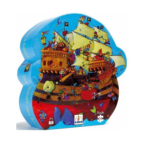 Casse-tête Le Bateau de Barberousse 54 morceaux - Djeco Djeco