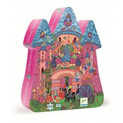 Puzzle Silhouette Château Féérique 54 morceaux - Djeco Djeco