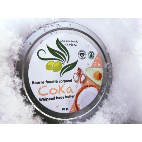 Beurre fouetté corporel Coka - Les produits de Maya Les produits de Maya