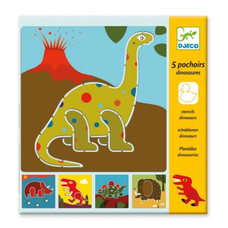 Dinosaurs Stencils - Djeco