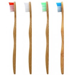 Brosse à dents en bambou pour adultes - Ola Bamboo OLA Bamboo