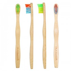 Brosse à dents en bambou pour enfant - Ola Bamboo OLA Bamboo