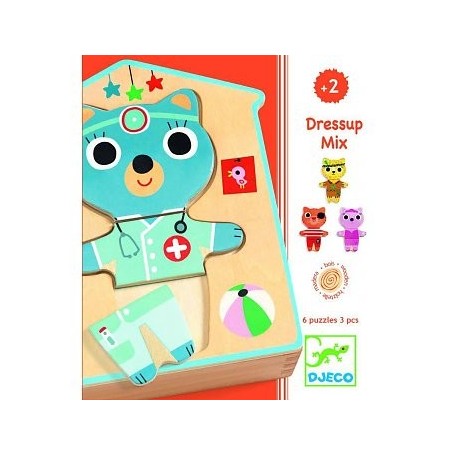 Dressup-Mix Puzzles - Djeco