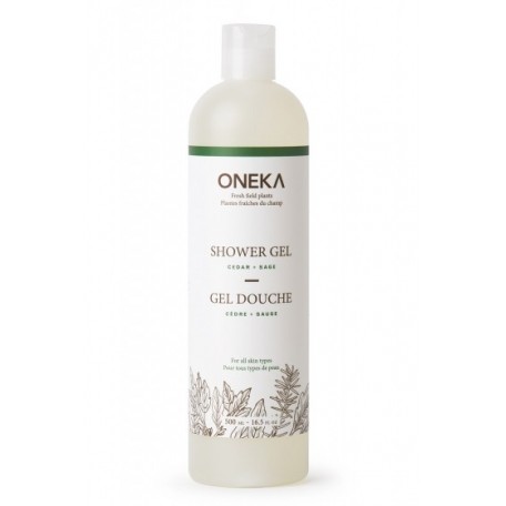 Cedar and Sage Shower Gel - Oneka