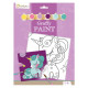 Ensemble de peinture Graffy Paint Licorne - Avenue Mandarine Avenue Mandarine