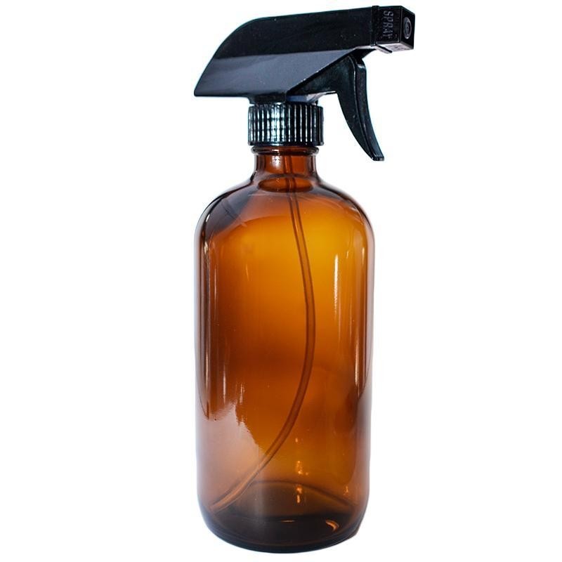 flacon spray en verre ambé 500 ml produits ménager faits maison