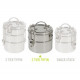 Stainless steel 2 tier carrier - To-Go Ware