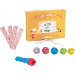 Coffret de lampe à histoires Les animaux du soir - Moulin Roty Moulin Roty