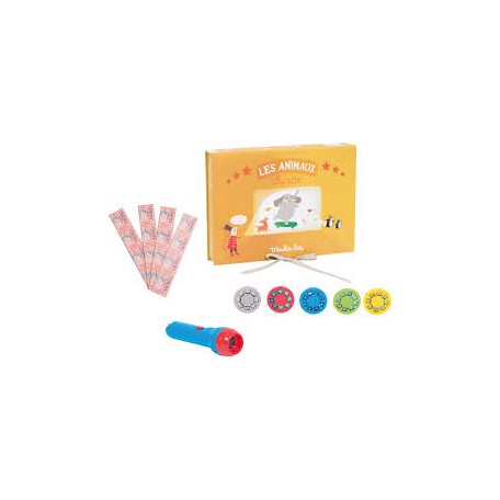 Coffret de lampe à histoires Les animaux du soir - Moulin Roty Moulin Roty