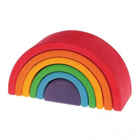 Small Wooden Rainbow 6 pieces - Grimm's