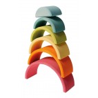 Wooden Rainbow 6 pieces pastel - Grimm's