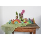 Wooden Rainbow 6 pieces pastel - Grimm's