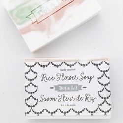 Savon à la fleur de riz - Dot & Lil Dot & Lil