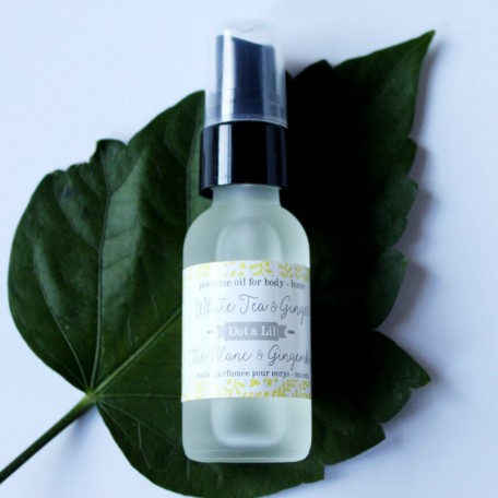 White tea & ginger Perfume oil - Dot & lil
