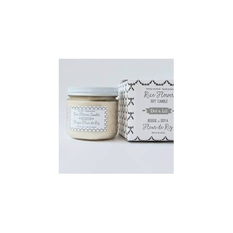 Rice Flower Soy Candle - Dot & Lil