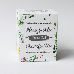 Bougie de soya au chèvrefeuille - Dot & Lil Dot & Lil