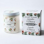 Lavender & Hibiscus Soy Candle - Dot & Lil