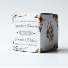 Lavender & Hibiscus sparkling milk bath cube - Dot & Lil