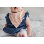 Lola Baby Bandana Bibs 4-Pack - Copper Pearl