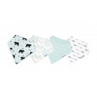 Archer Baby Bandana Bibs 4-Pack - Copper Pearl