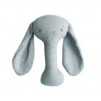 Grey Bobby Bunny Stick Rattle - Alimrose