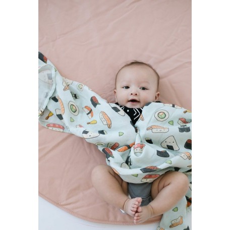 Bamboo Muslin Swaddle Sushi - Loulou Lollipop