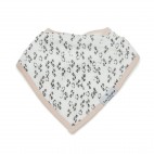 Set of 2 Blushing Protea Bamboo Muslin Bandana Bibs - Loulou Lollipop