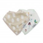 2 bavoirs en mousseline de bambou Gnome des bois - Loulou Lollipop Loulou Lollipop