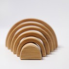 Medium Natural Wood Rainbow 6 Pieces - Grimm's