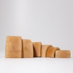 Medium Natural Wood Rainbow 6 Pieces - Grimm's