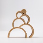 Medium Natural Wood Rainbow 6 Pieces - Grimm's