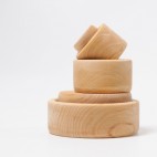 Natural Wood Stackable Bowls - Grimm's