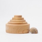 Natural Wood Stackable Bowls - Grimm's