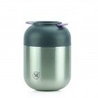 Large Grey Insulated Food Jar - Minimal