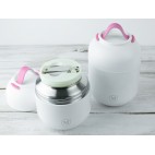 Medium White Insulated Food Jar - Minimal