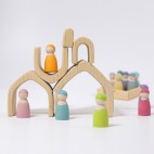 Natural Wood Stackable House - Grimm's