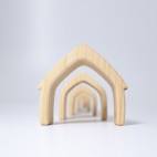 Natural Wood Stackable House - Grimm's