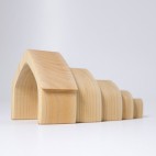 Natural Wood Stackable House - Grimm's