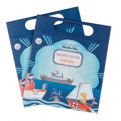Magnetic battleships game ''Today is wednesday'' - Moulin Roty