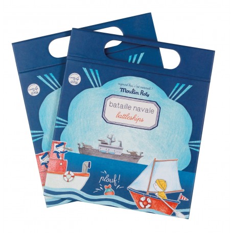 Magnetic battleships game ''Today is wednesday'' - Moulin Roty