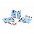 Magnetic battleships game ''Today is wednesday'' - Moulin Roty